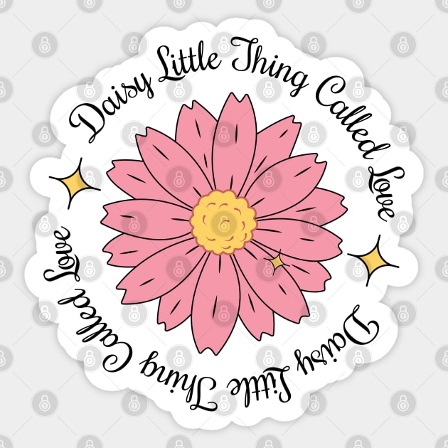 Daisy Love Puns Sticker by ElusiveIntro